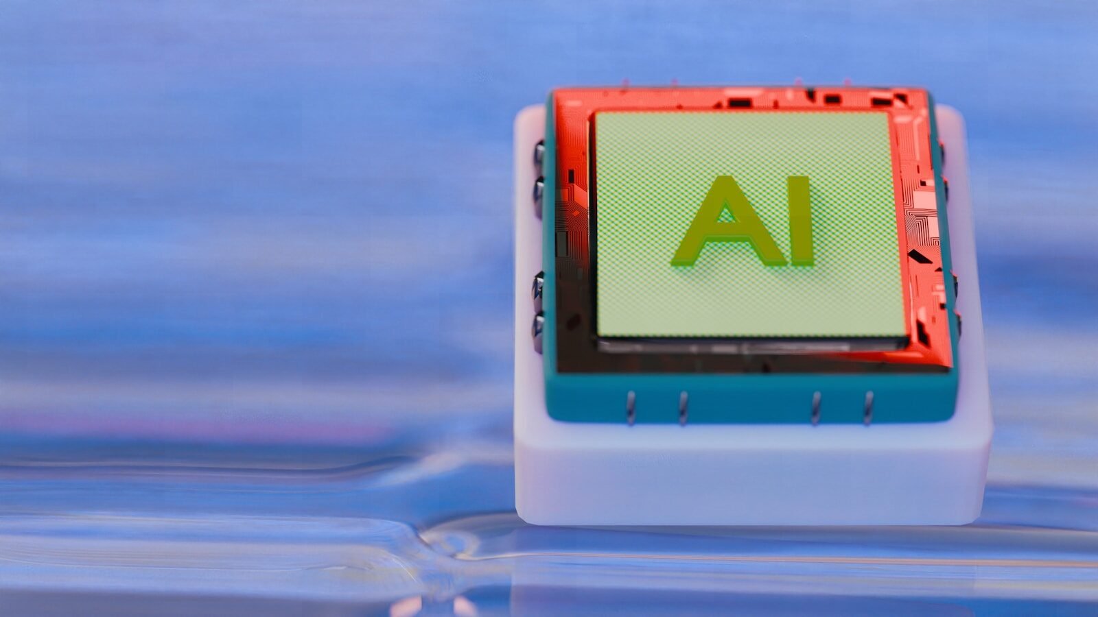 Ai chip illustration for technological advancement